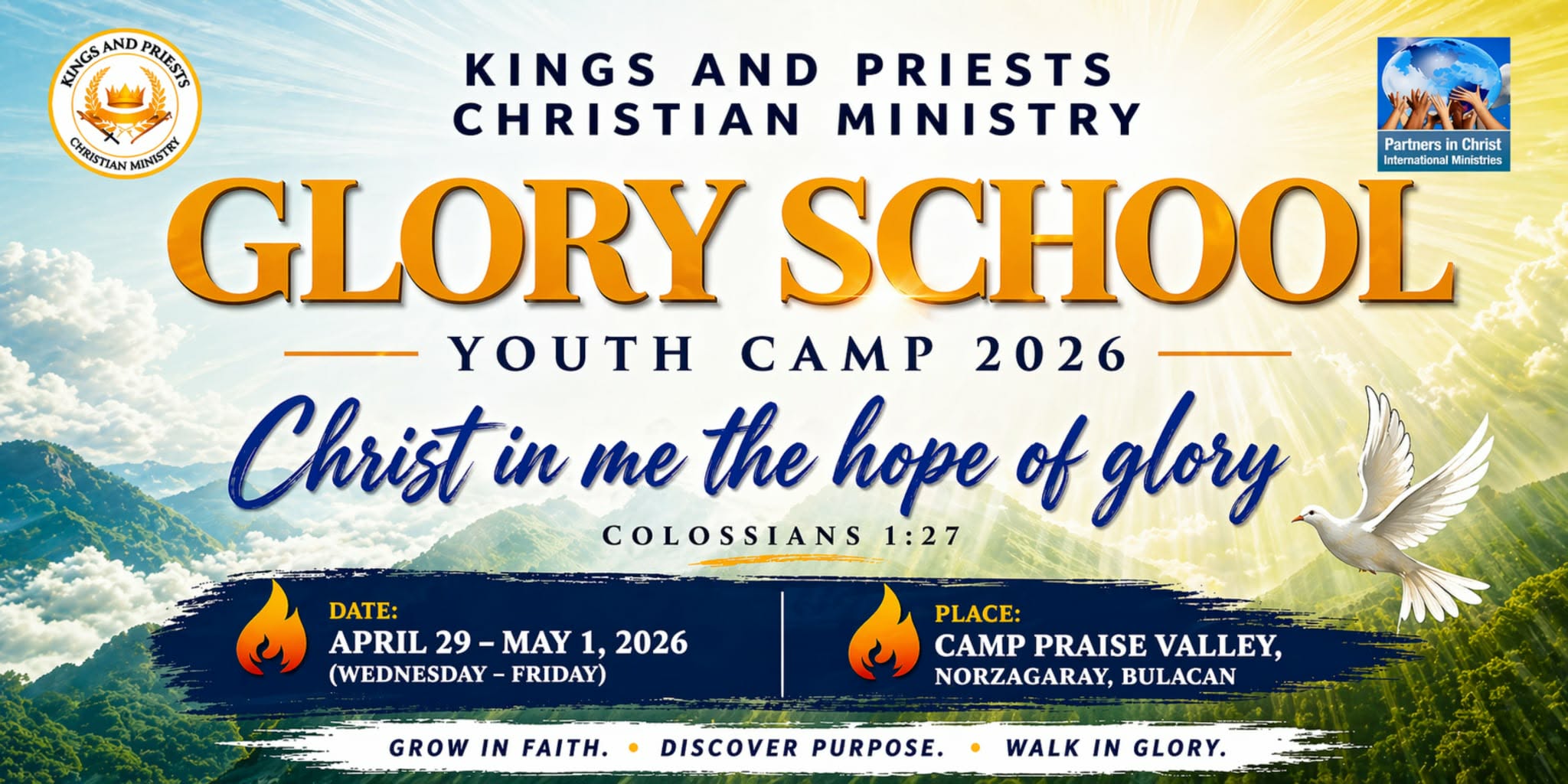 Glory School: Youth Camp 2026